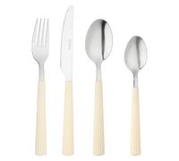 Grunwerg 16BX4312WH 16 Piece Cutlery Set, Stainless Steel, White