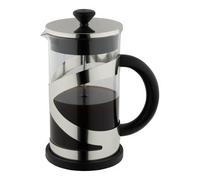 Café Olé Classico Chrome Cafetière, 1000ml / 4 Mugs / 8 Espresso Cups, French Press Coffee Maker, Stainless Steel Mesh Filter, Glass Body, Chrome Finish