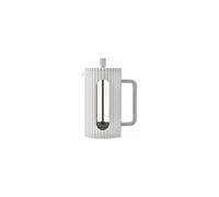 Café Olé Ciao 3 Cup Cafetière, Stainless Steel Gauze, French Press, White