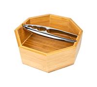 Grunwerg Classic Design 2 Piece Nutcracker Set with Deluxe Bamboo Bowl