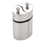 Grunwerg Complimates Mix & Match Interlocking Flavour Creators 2 Piece Pepper Mill & Salt Mill with Ceramic Gears, Satin Finish, 15cm
