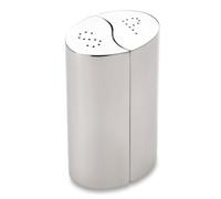 Grunwerg Condimates Mix & Match Interlocking Flavour Creators 2 Piece Salt & Pepper Shakers with Ceramic Gears, Satin Finish, 8cm