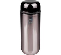 Grunwerg Drink Pod Vacuum Flask 200ml Metallic Black Double Wall LeakProof