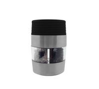 Grunwerg Gmill 2-In-1 Salt And Pepper Mill, Stainless Steel & Acrylic