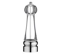 Grunwerg Gmill Stainless Steel & Acrylic Single High Salt Mill, 12cm