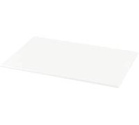 Grunwerg High Density Plastic Chopping Board, White, 45 x 30 x 1 cm
