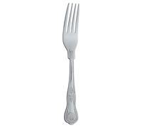 Grunwerg Kings Collection Dessert Forks, 18/0 Stainless Steel, Set of 12 | Dessert forks made from 18/0 stainless steel, ideal for cakes, pastries, fruit, desserts and everyday dining.