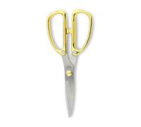 Grunwerg Multi-purpose Kitchen Shears Scissors, Heavy Weight Heavy Duty, Stainless Steel, Golden, 18.5 x 8.5 x 1 cm
