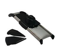 Grunwerg MVS-282 The Gourmet V-Shape Professional Slicer, Black, Stainless Steel, 41 x 13 x 9cm