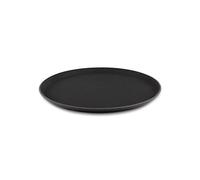 Grunwerg Non-Slip Round Food and Drink Plastic Serving Tray with High Grip Non- Slip Rubber Surface, Lightweight, Dishwasher Safe, 14" Diameter