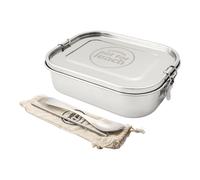 Pioneer SSLB-1400/1 Stainless Steel Leakproof Lunch Box, Mirror Polished,1400ml Capacity