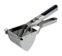 Grunwerg PT-6272 Ricer Stainless Steel Masher Fruit and Vegetable Press with Ergonomic Handle Quick and Easy Mashed Potatoes, 18/10, 28 x 8 x 10 cm