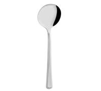 Grunwerg Silver Birch Collection Soup Spoons, 18-0 Stainless Steel, Set of 12