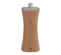 Grunwerg SP-9174RD 2-in-1 Salt Shaker and Pepper Mill, Plastic, Clay Red