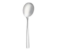 Grunwerg Strand Collection Soup Spoons, 18/0 Stainless Steel, Set of 12