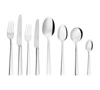 Grunwerg Westminster 44-Piece Boxed Mirror Cutlery Set, 18/10 Stainless Steel