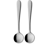 Grunwerg Windsor Carded 2-Piece Egg Spoon Set 2EGSWDR/C, 18/0 Stainless Steel, Silver (Pack of 2)
