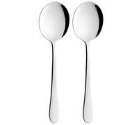 Grunwerg 2SUSWDR/C Windsor Carded Cutlery Collection Stainless Steel Set of Two Soup Spoons
