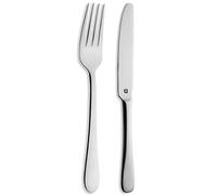 Grunwerg Windsor Carded 2-Piece Table Knife and Fork Set 2TFTKWDR/C, 18/0 Stainless Steel