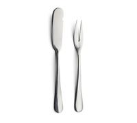 Grunwerg Windsor Carded 4 Piece Tapas Hors D'oeuvres Cutlery Set, Stainless Steel, Mirror Polished,18 x 2 x 4 cm,4HDWSR/C