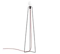 GRUPA Model M3 LED floor lamp black, cable red