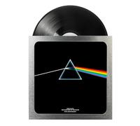 Grupo Erik 12" Vinyl Record Frame - Silver Frame | Vinyl Display 32 x 32 cm, MDF + Plastic Front Panel | Album Cover Frames, Music Gifts for Men & for Women, Wall Decor
