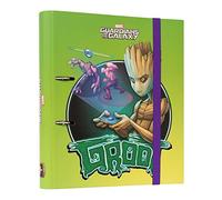 Grupo Erik Marvel Groot 2 Ring Binder - Premium A4 Folders Ring Binder - 10.6 x 12.6 inches / 27 x 32 cm - Ring Binder A4 - A4 Ringbinder - A4 Files 2 Ring Binder - Groot Gifts - Marvel Gifts