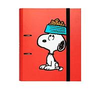 Grupo Erik Ring Binder A4 - Snoopy | 2 Ring Binder 10.6 x 12.6 inches - 27 x 32 cm | A4 Ring Binder Folder, Document Folder | Peanuts Snoopy Gifts, Snoopy Stationery