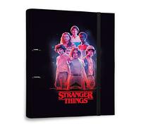 Grupo Erik Ring Binder A4 - Stranger Things | 2 Ring Binder 10.6 x 12.6 inches - 27 x 32 cm | A4 Ring Binder Folder, Document Folder | Stranger Things Gifts, Stranger Things Merchandise