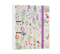 Grupo Erik Ring Binder A4 - Wild Flowers | 2 Ring Binder 10.6 x 12.6 inches - 27 x 32 cm | A4 Ring Binder Folder, Document Folder | Cute Stationery Gifts