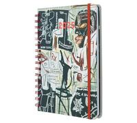 Grupo Erik 2025 Diary A5 Week To View - Basquiat | January 2025 - December 2025 | A5 Planner With Stickers & Pocket | 2025 Planner Diary, 2025 Diary A5, Cute Planner