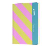 Grupo Erik 2026 Diary A5 Week To View - Fun Focus In Color | A5 Weekly Planner 2026 With Diary Stickers, Pocket, Bookmark, December 2025 - December 2026 | Cute Planner
