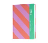 Grupo Erik 2026 Diary A5 Week To View - Plan It, Make It Happen | A5 Weekly Planner 2026 With Diary Stickers, Pocket, Bookmark, December 2025 - December 2026 | Cute Planner