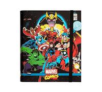 Grupo Erik Ring Binder A4 - Marvel Comics Avengers | 4 Ring Binder 10.6 x 12.6 inches - 27 x 32 cm | A4 Ring Binder Folder, Document Folder | Marvel Gifts, Marvel Stationery
