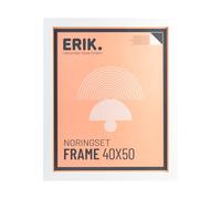 Grupo Erik 40x50 Picture Frame - White Photo Frames Wall, Large Picture Frames 50cm x 40cm, Family Photo Frame, Art Wall Decor - New Home Gifts, Home Decor Gifts