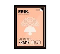 Grupo Erik 50x70 Picture Frame - Black Photo Frames for Wall