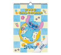 Grupo Erik A3 Wall Calendar 2026 - Disney Stitch Calendar 2026 Month To View | A3 Wall Planner, Family Planner Monthly | Lilo And Stitch Gifts For Friends, Disney Gifts Under 10 Pounds