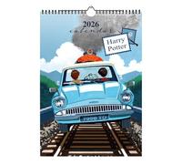 Grupo Erik A3 Wall Calendar 2026 - Harry Potter Calendar 2026 Month To View | A3 Wall Planner, Family Planner Monthly | Harry Potter Gifts Under 10 Pounds, Gifts For Friends