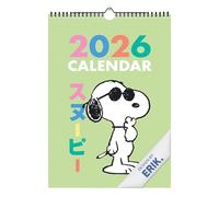 Grupo Erik A3 Wall Calendar 2026 - Snoopy Calendar 2026 Month To View | A3 Wall Planner, Family Planner Monthly | Peanuts Snoopy Gifts Under 10 Pounds, Gifts For Friends