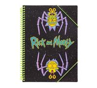 Grupo Erik A4 Display Folder - Rick And Morty Gifts | 30 Pockets - Propylene Sleeves | A4 Display Book, Document Envelope With Closure | Rick And Morty Stationery
