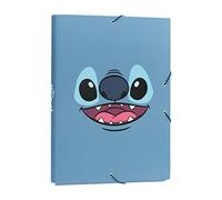 Grupo Erik A4 Folder - Disney Stitch | 3 Flap Folder 13.4 x 10 inches - 34 x 25.5 cm | Document Organiser, School Folders, Document Folder | Stitch Gifts, Stitch Stationery