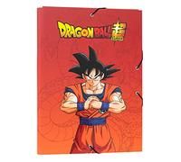 Grupo Erik A4 Folder - Dragon Ball Manga | 3 Flap Document Folder 13.4 x 10 inches - 34 x 25.5 cm | Document Organiser, School Folders | Dragon Ball Merch
