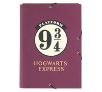 Grupo Erik A4 Folder - Harry Potter Platform 9 3/4 | 3 Flap Folder 13.4 x 10 inches - 34 x 25.5 cm | Document Organiser, School Folders, Document Folder | Harry Potter Gifts, Harry Potter Stationery