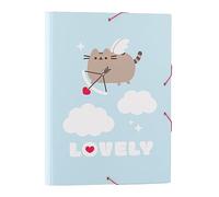 Grupo Erik A4 Folder - Pusheen | 3 Flap Folder 13.4 x 10 inches - 34 x 25.5 cm | Document Organiser, School Folders, Document Folder | Pusheen Gifts, Pusheen Cat Stationery
