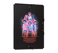 Grupo Erik A4 Folder - Stranger Things | 3 Flap Folder 13.4 x 10 inches - 34 x 25.5 cm | Document Organiser, School Folders, Document Folder | Stranger Things Gifts, Stranger Things Merchandise