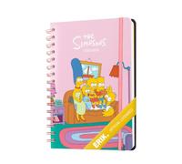 Grupo Erik A5 Academic Diary 2025-2026 Week To View - The Simpsons | Back To School Planner 2025-2026 Student, A5 Mid Year Diary 2025-2026 Week To View | Simpsons Gifts