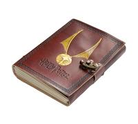 Grupo Erik A5 Notebook Faux Leather - Harry Potter Gifts | Plain Journal Notebooks, Blank Notebook A5 Sketchbook, Blank Journal | Harry Potter Merchandise, Stationery Gifts Under 10 Pounds