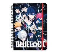 Grupo Erik A5 Notebook - Blue Lock | Bullet Journal, A5 Notebooks, Notepads A5, A5 Notepad, Dotted Notebook, Dotted Journal | Bluelock Manga Gifts, Anime Gifts, Anime Merch