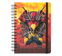 Grupo Erik A5 Notebook - Marvel Deadpool | Bullet Journal, A5 Notebooks, Notepads A5, A5 Notepad, Dotted Notebook, Dotted Journal | Deadpool Gifts, Deadpool Merchandise