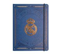 Grupo Erik Real Madrid Premium A5 Notebook | PU Bullet Journal | Notebooks A5 | Notepads A5 | A5 Notepad | Dotted Notebook A5 | Dotted Bullet Journal | Sketchbook A5